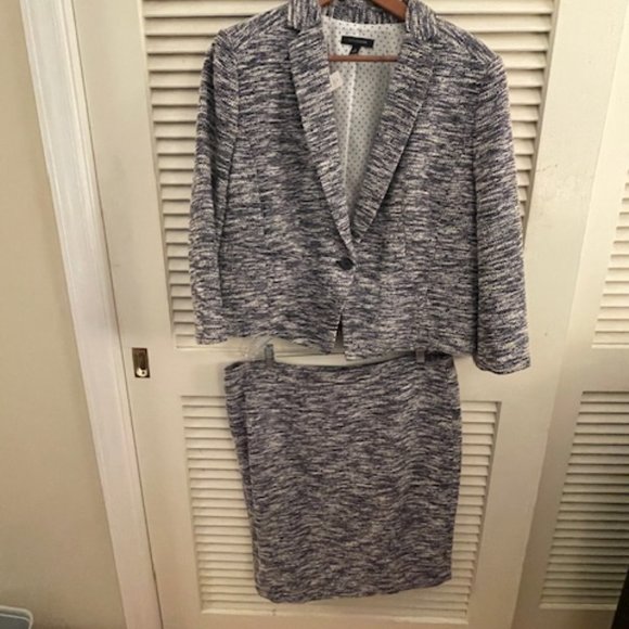Blue Heathered Suit from Ann Taylor - Picture 5 of 6